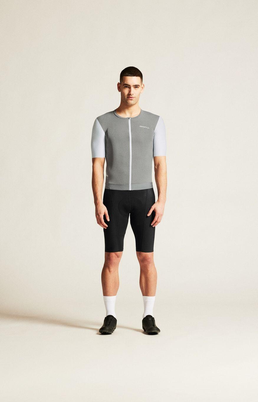 Maillot de manga corta Craft ADV Aero Beige/Blanco, hombre 5/7