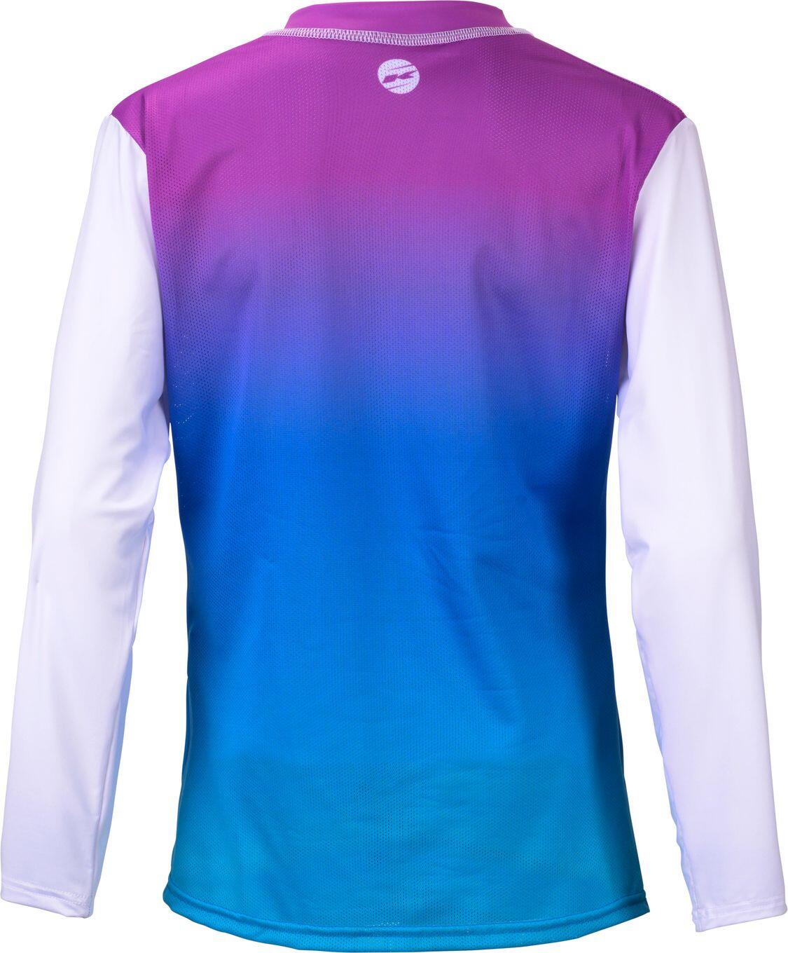 Maillot Manches Longues Kenny Charger Blanc/Bleu Femme 2/2