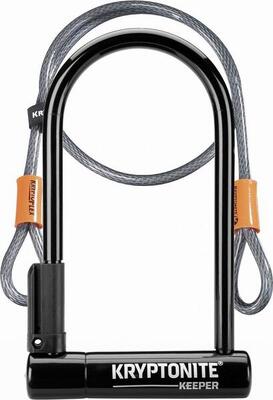 Kryptonite u-keeper 12 std u-slot met kryptoflex kabel