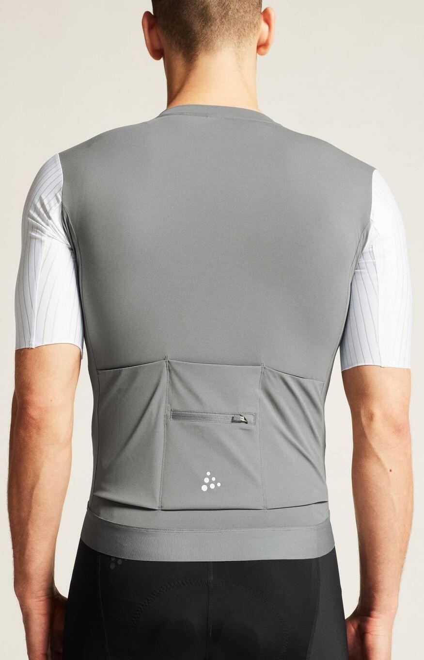 Maillot de manga corta Craft ADV Aero Beige/Blanco, hombre 4/7