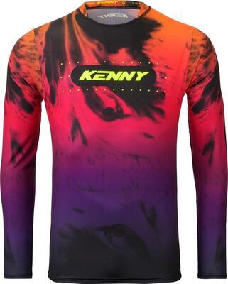 Kenny prolight lange mouwen shirt rood/middernachtpaars