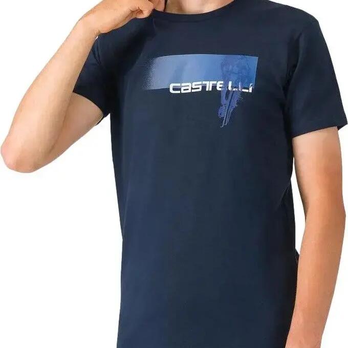 Castelli Veloce Men's Blue T-Shirt