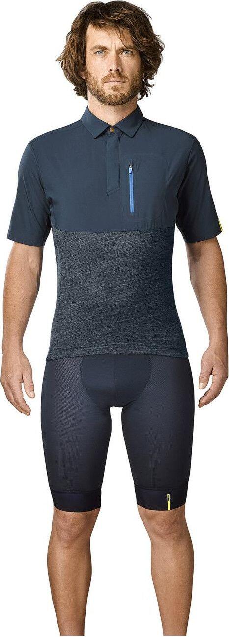 Maillot Manches Courtes Mavic Allroad Total Eclipse / Gris Foncé 3/6