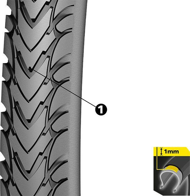 MICHELIN Neumático PROTEK CROSS MAX 700 mm TubeType Wire 2/3
