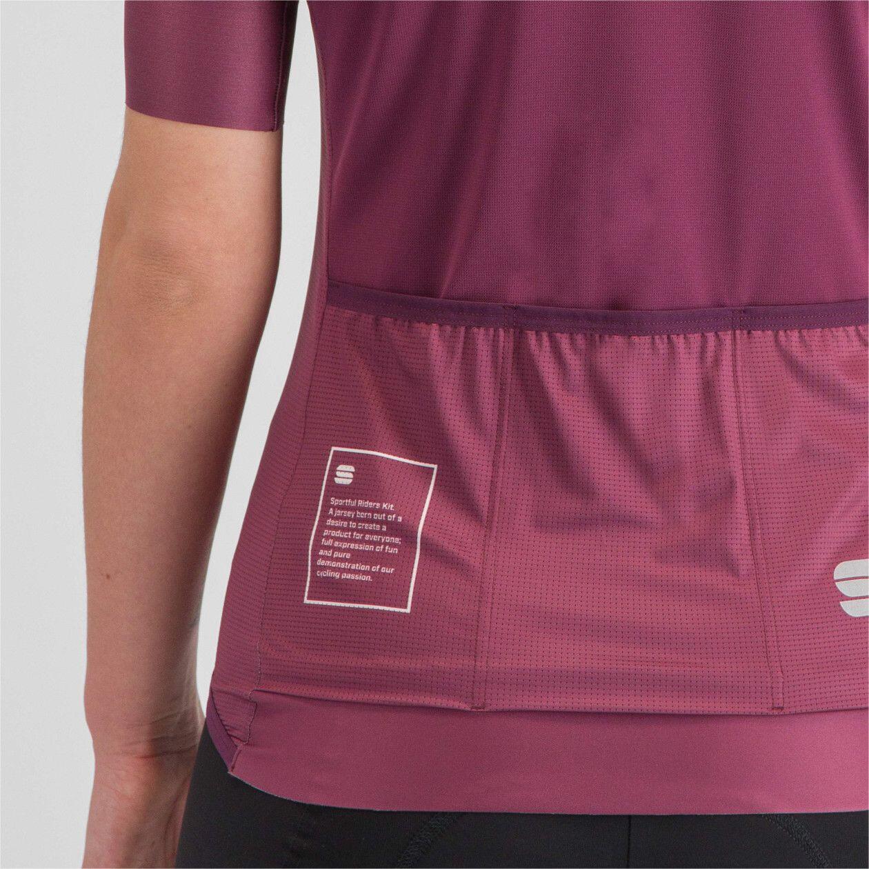 Sportful SRK Maillot de manga corta para mujer Morado 5/7
