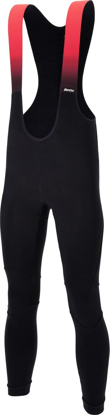 Santini Prime Black/Coral Bib Tight 3/3