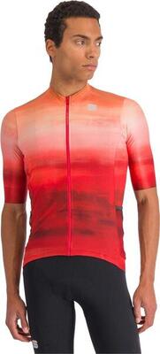 Sportful flow supergiara jersey met korte mouwen rood &1= sportful flow supergia