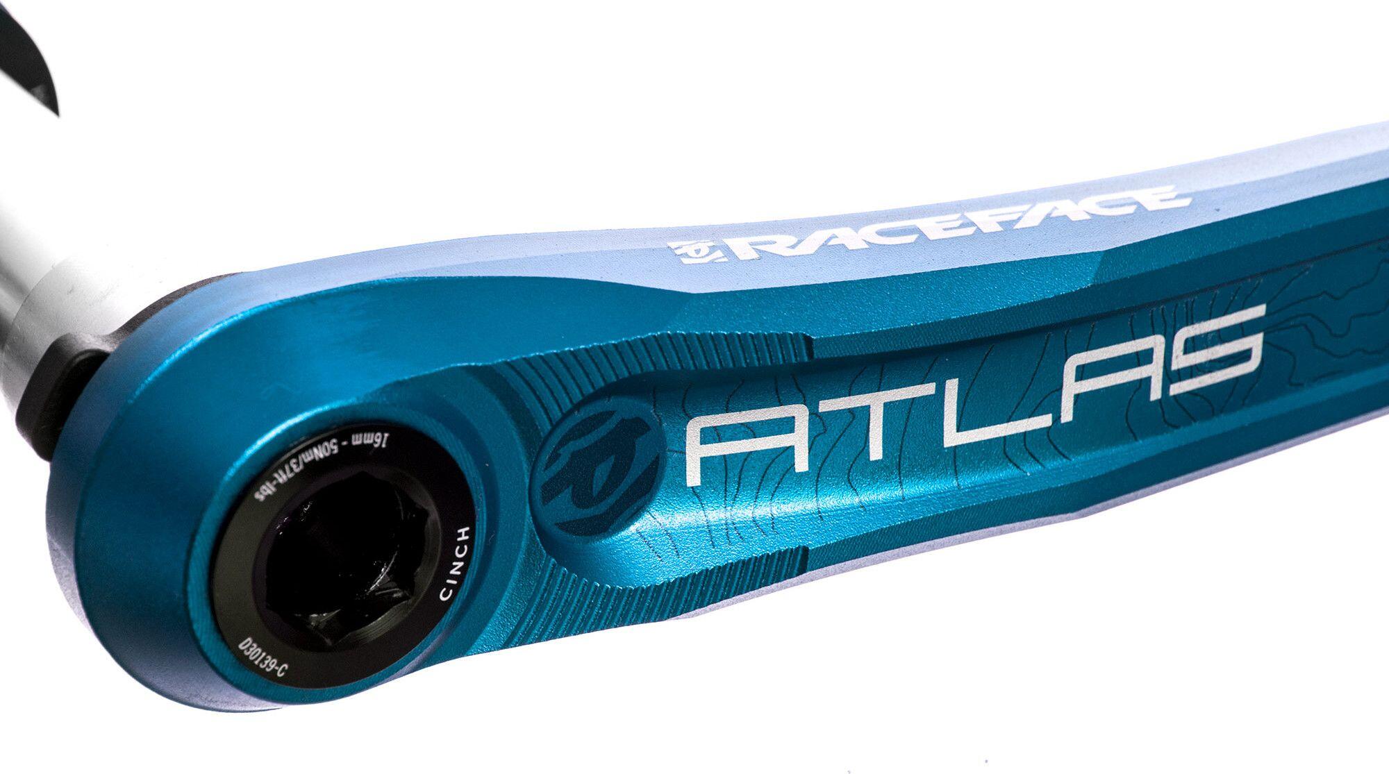 Bielas Race Face Atlas Cinch Direct-Mount (sin carcasa) Azul 2/3