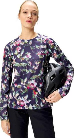 T-shirt Manches Longues Femme Endura Floral Edition Limitée Violet