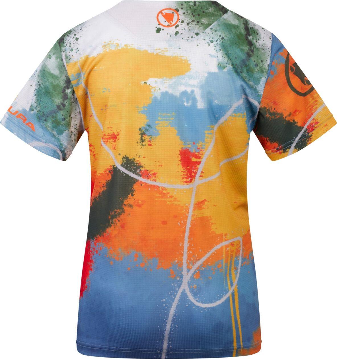 T-Shirt Enfant Endura SingleTrack Core Jaune 2/5