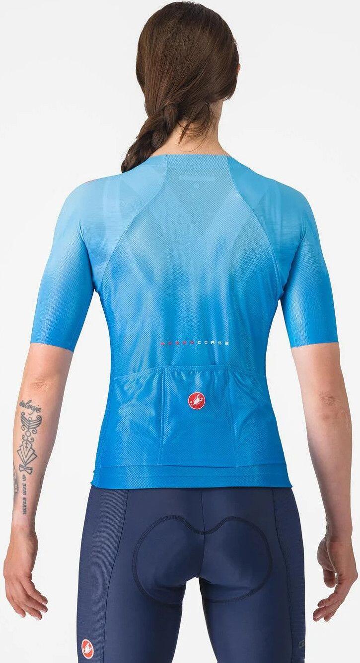 Maillot à Manches Courtes Castelli Climber's A/C Femme Bleu 2/5