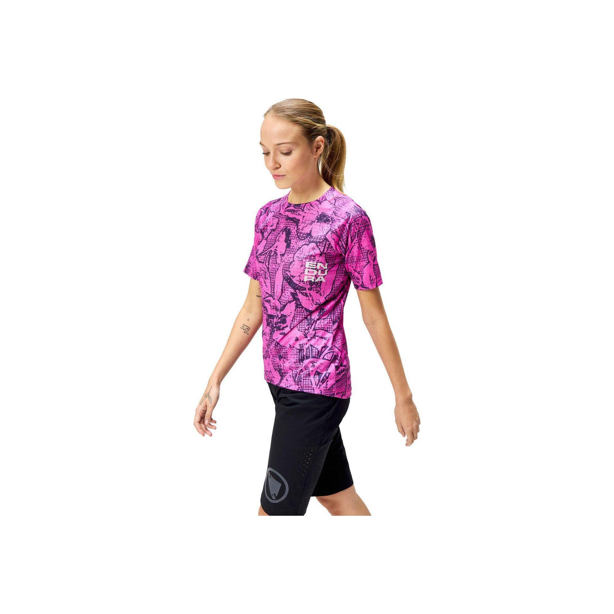Tricou de ciclism pentru femei Endura Grid Floral Ltd W