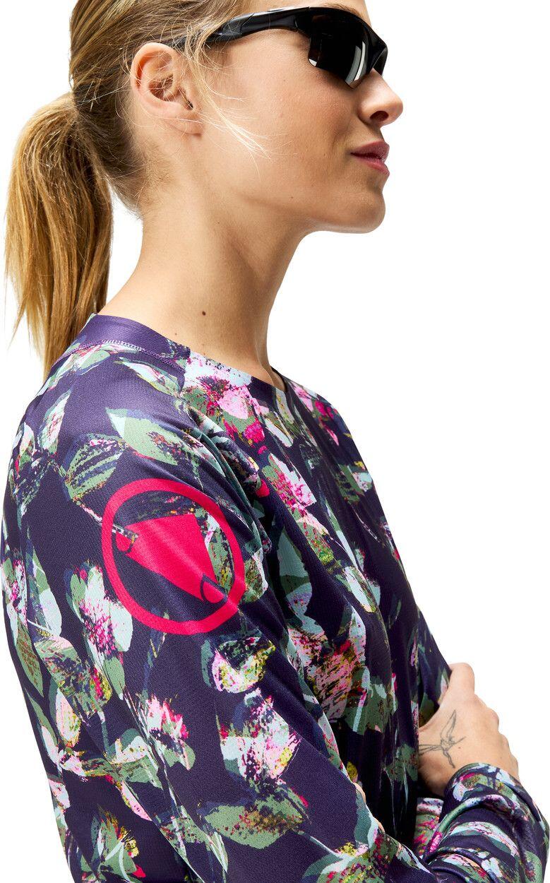 Langarmtrikot Damen Endura Floral Ltd 4/7