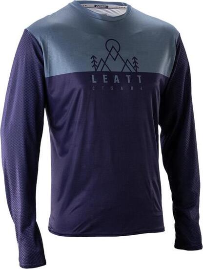 Maillot Manches Longues Leatt Trail 3.0 Bleu Homme