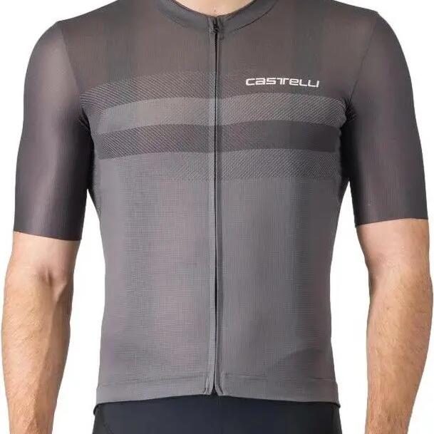 Castelli Simbolo Men's Short Sleeve Jersey Grey Black
