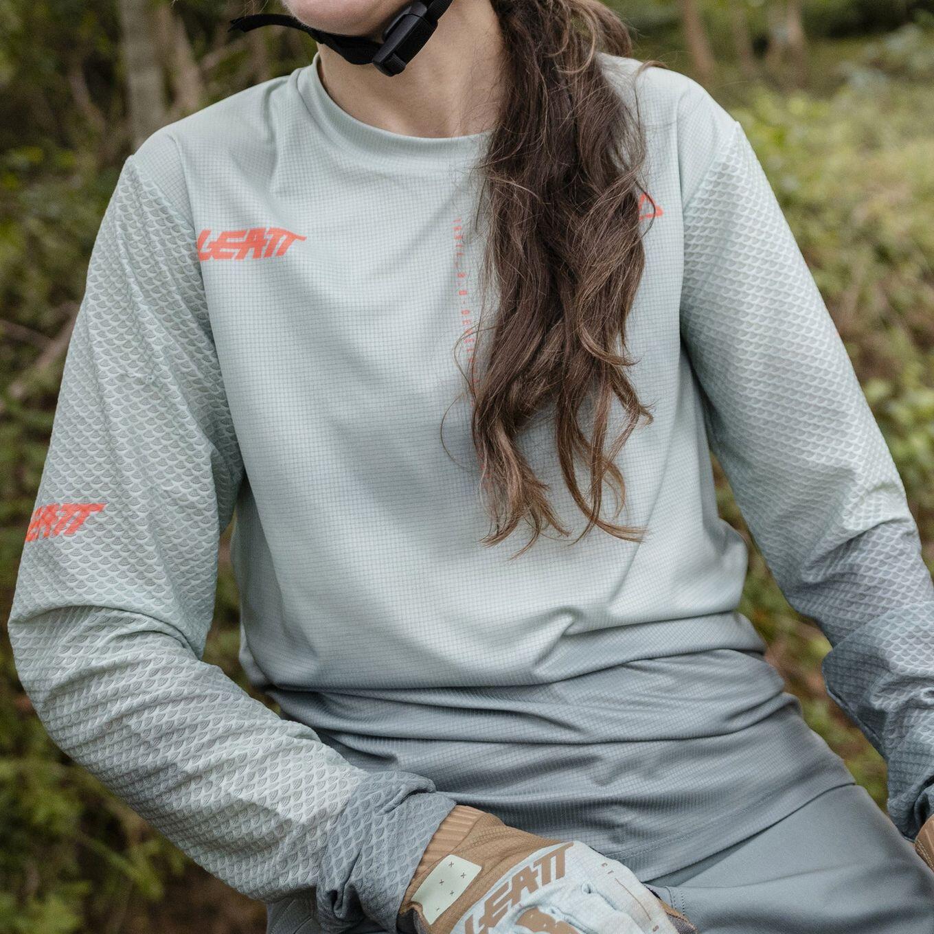 Leatt Trail 3.0 Langarm Trikot Grün Damen 6/7