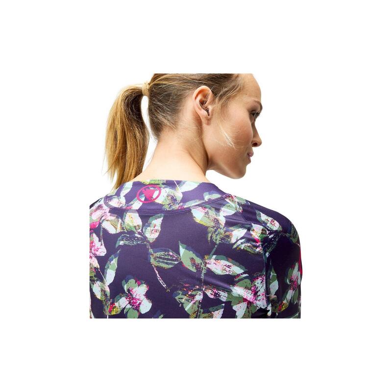 Bluză cu mâneci lungi pentru ciclism damă Endura Floral Ltd în culoarea bramble