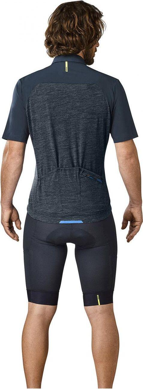 Maillot Manches Courtes Mavic Allroad Total Eclipse / Gris Foncé 4/6