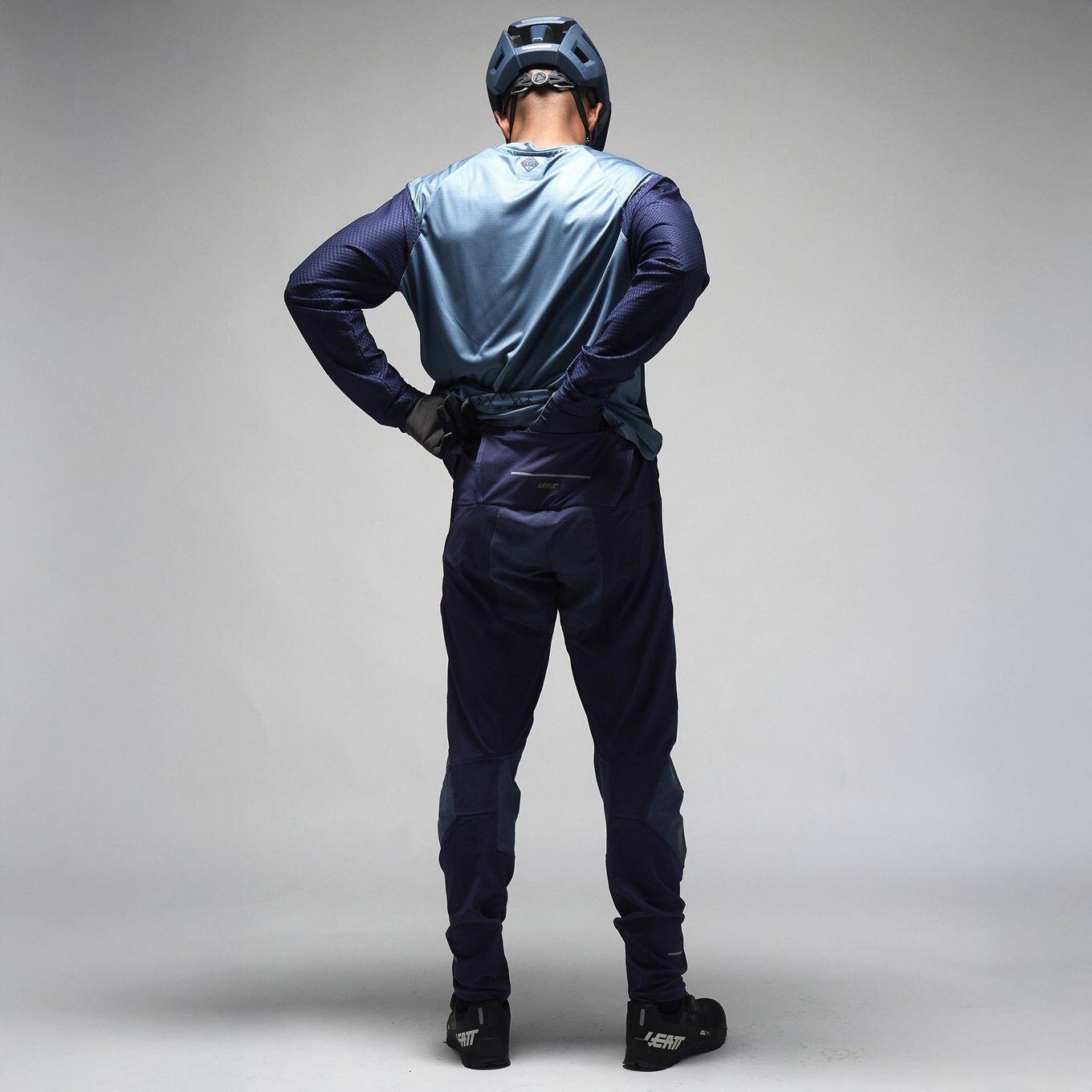 Maillot Manches Longues Leatt Trail 3.0 Bleu Homme 4/6