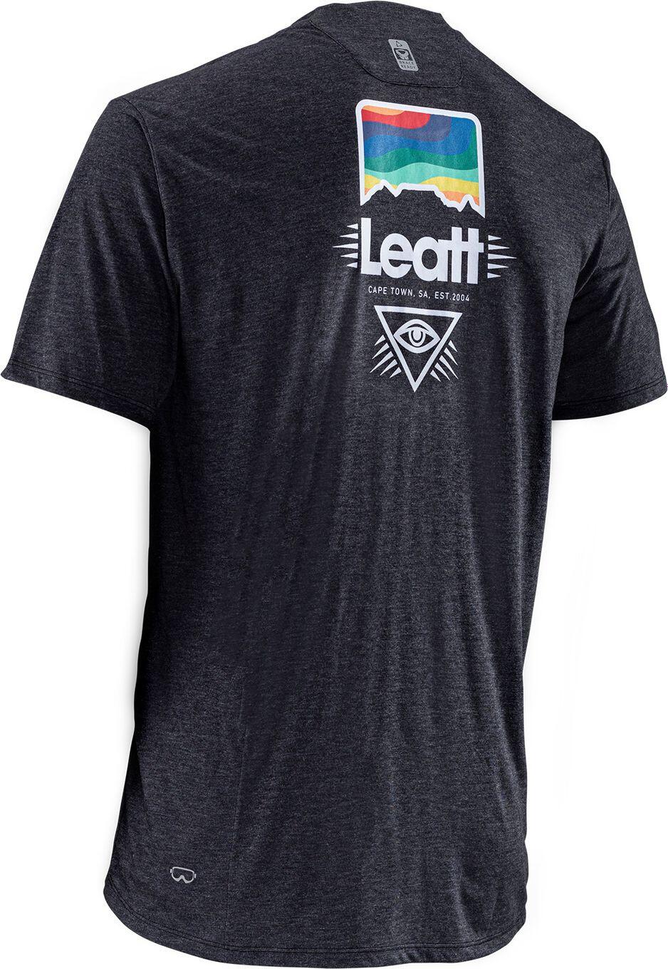 Maglia a maniche corte Leatt Gravity 1.0 Nero 4/7