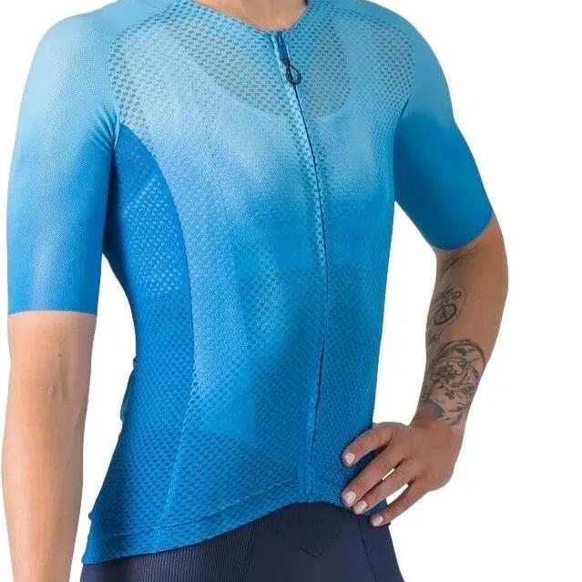 Castelli Climber's A/C Women's Short Sleeve Jersey Blue