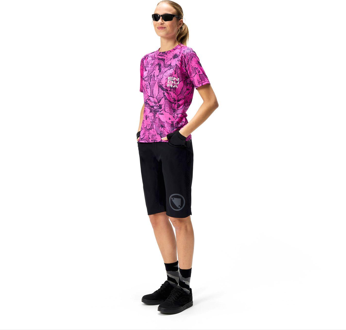 Costume da bagno donna stampato floreale Endura Grid Ltd 4/7