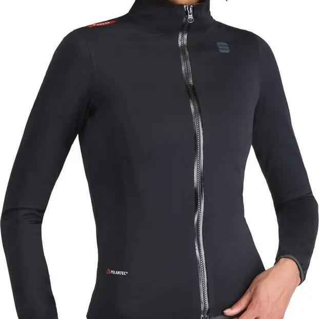 Women's Long Sleeve Jacket Sportful Fiandre Aqua Black
