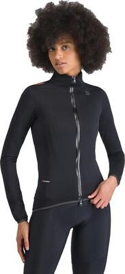 Dames jas met lange mouwen sportful fiandre aqua zwart