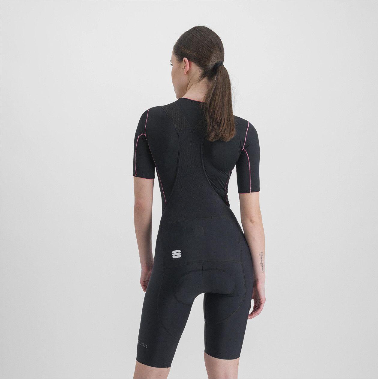 Capa base de manga corta para mujer Sportful Midweight Negro 2/6