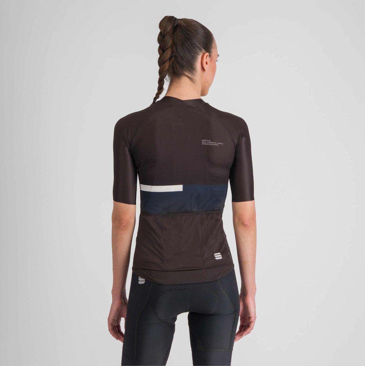 Maillot Manches Courtes Femme Sportful Bomber Noir/Blanc 2/7