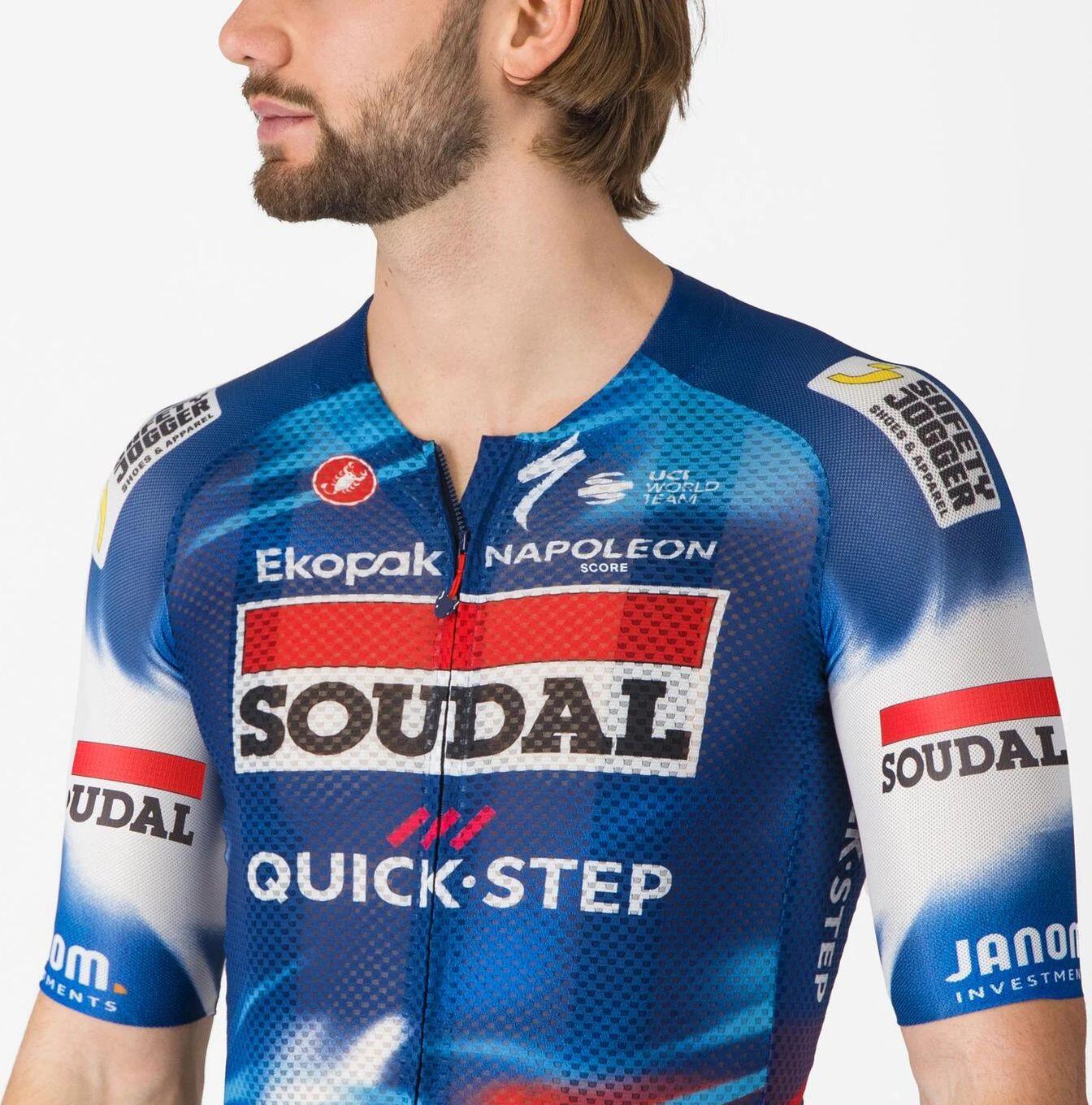 Castelli Climber's A/C Soudal Quick-Step 2025 Maglia a maniche corte Blu 3/4