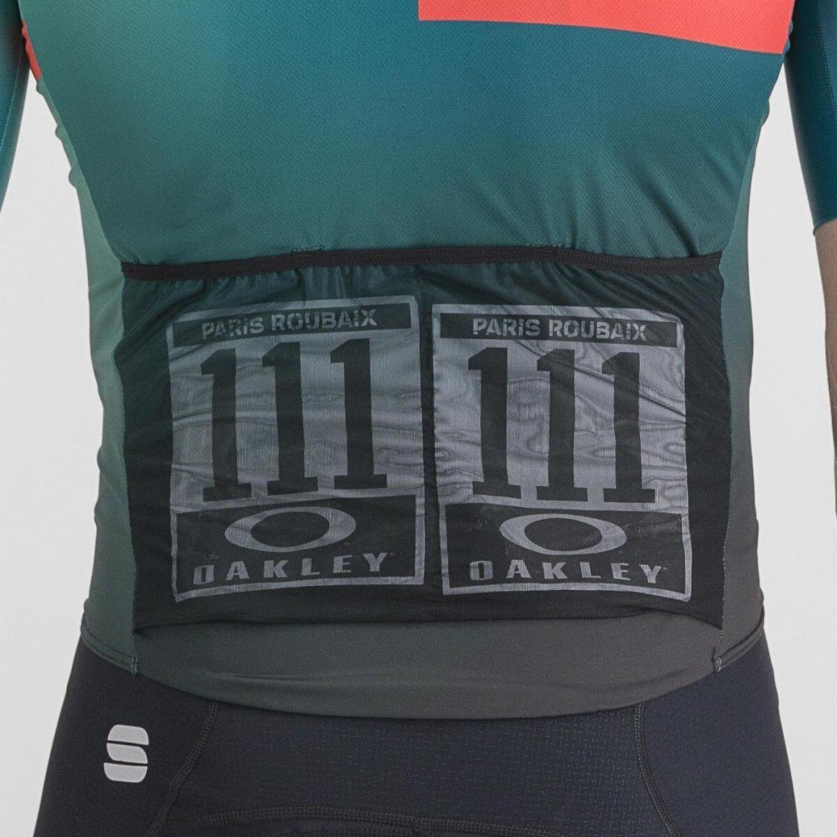 Maillot Sportful Bomber de manga corta Azul/Verde 5/5
