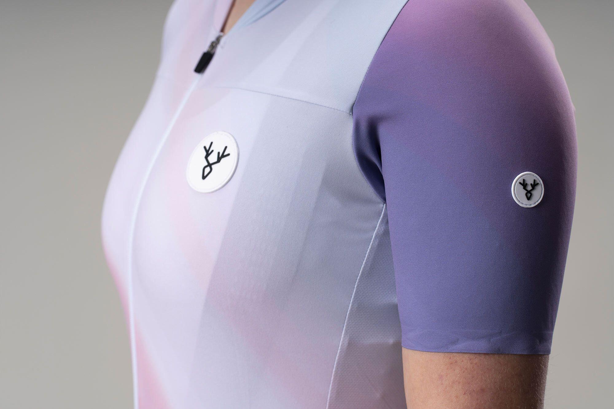 Maglia a maniche corte LeBram Ventoux Aquarelle Violet Donna 3/7