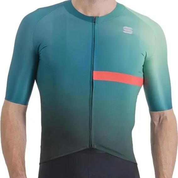 Sportful Bomber Short Sleeve Jersey Blue/Green