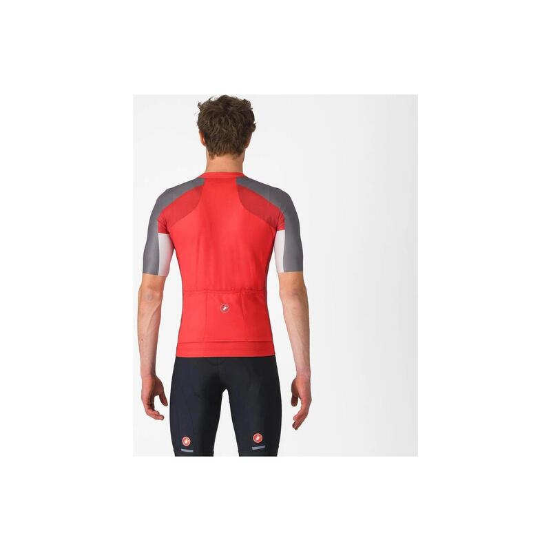 Tricou cu mânecă scurtă bărbați Castelli Entrata 6 Roșu Gri