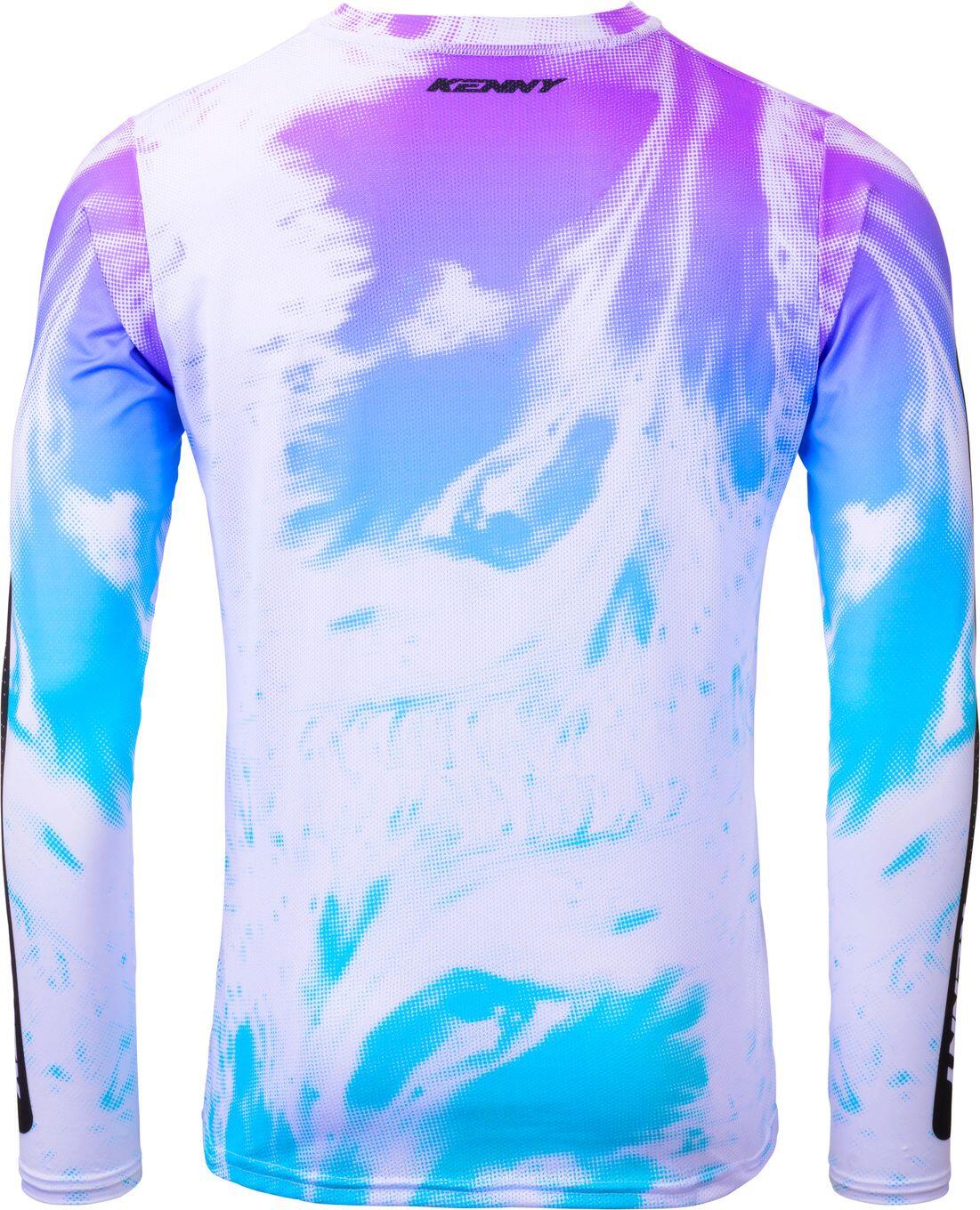 Kenny Prolight Langarm-Trikot Weiß/Violett 2/7
