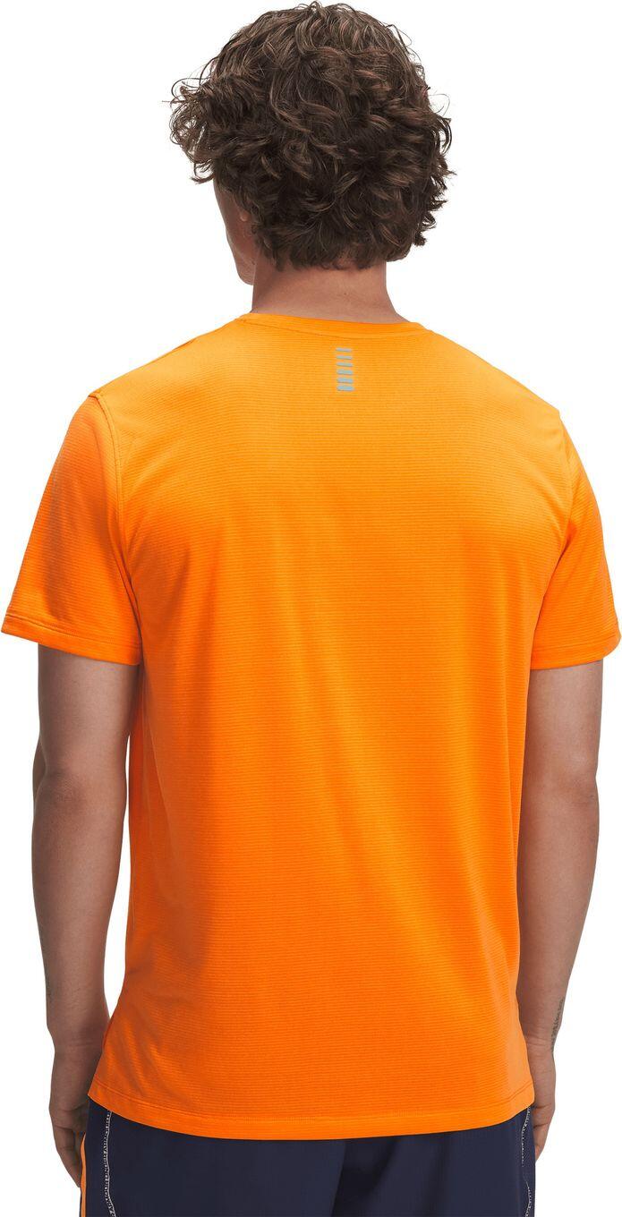 T-Shirt Running Under Armour Launch Orange Homme 2/4