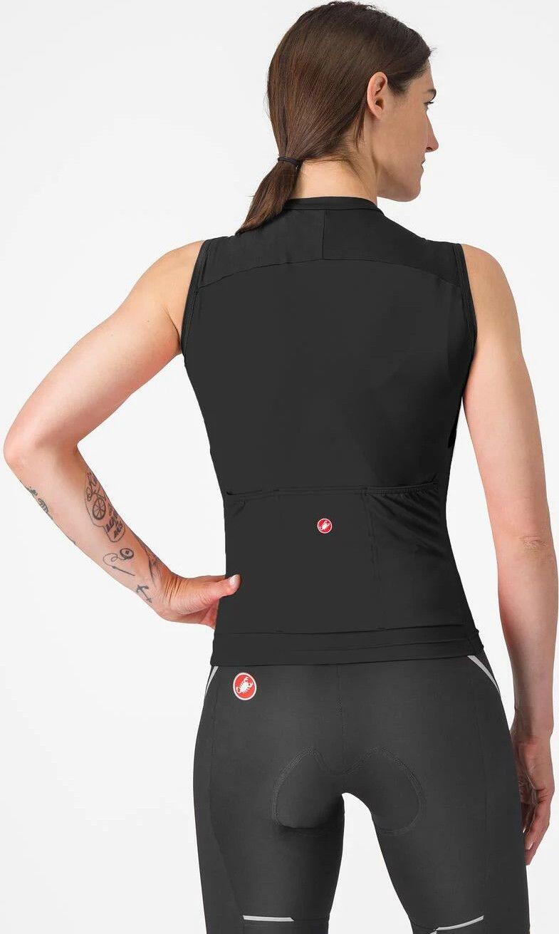 Maillot sin mangas para mujer Castelli Sole Negro 2/2