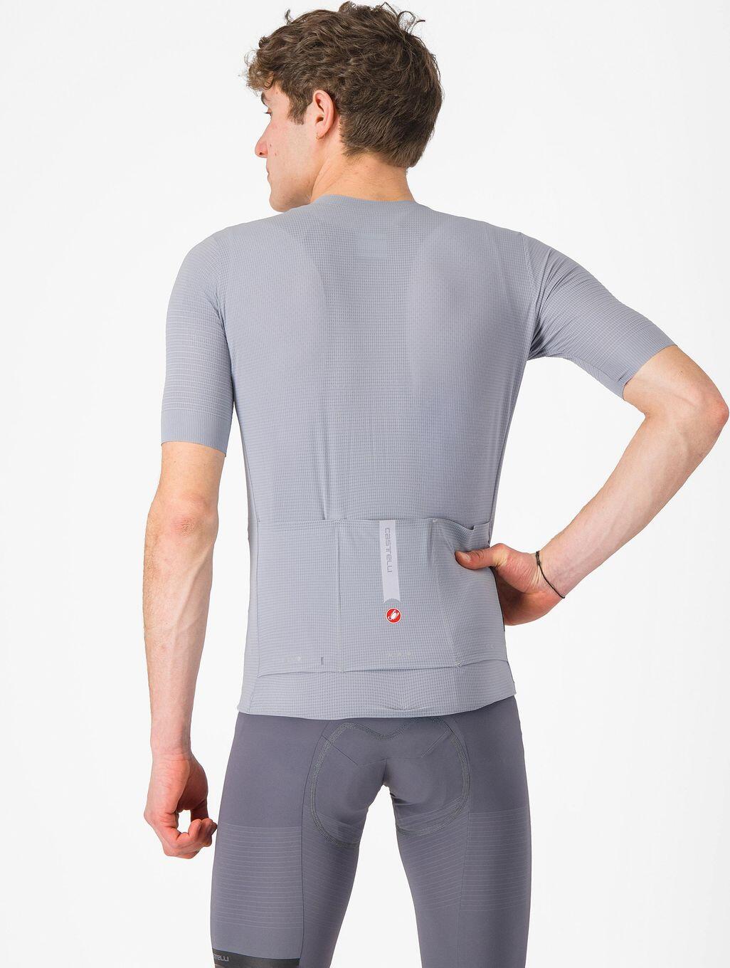Maillot Manches Courtes Castelli Premio Evo Gris 2/6
