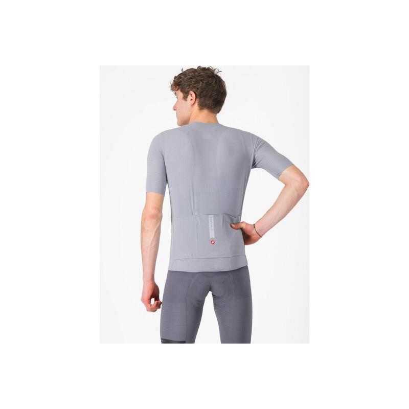 Tricou ciclism maneca scurta tailored fit - Premio Evo Jersey - gri