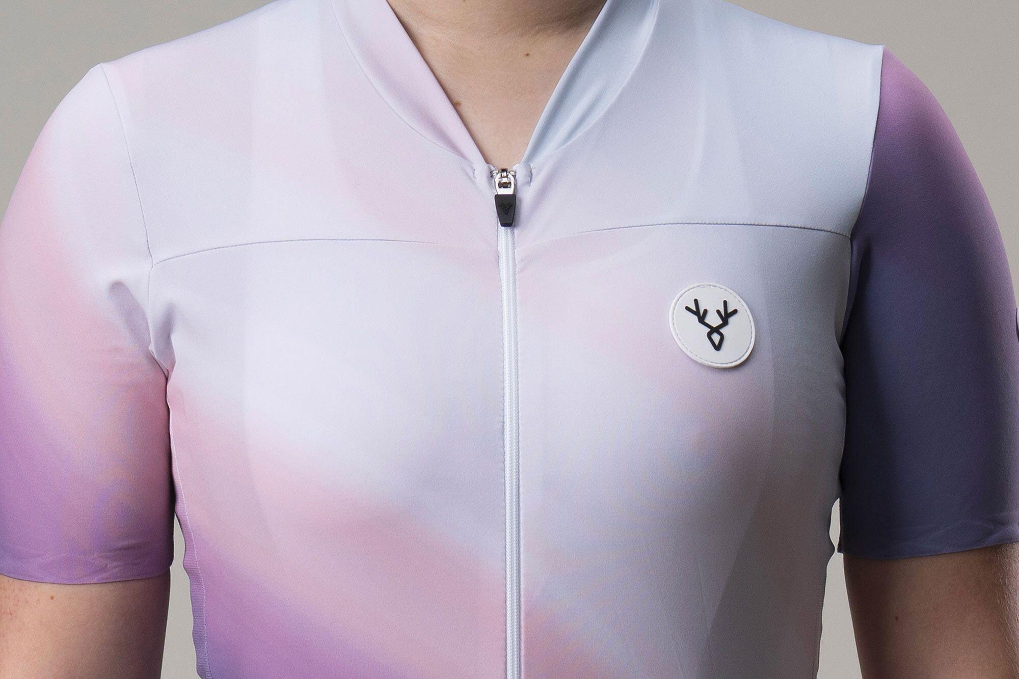 Maglia a maniche corte LeBram Ventoux Aquarelle Violet Donna 4/7