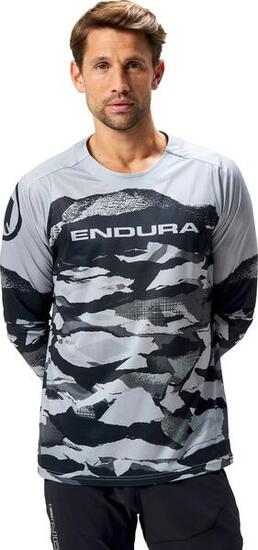 Maillot Manches Longues Endura Mountain Camo Edition Limitée Noir/Gris
