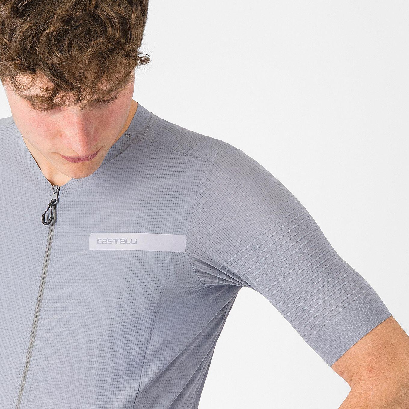 Maillot Manches Courtes Castelli Premio Evo Gris 5/6