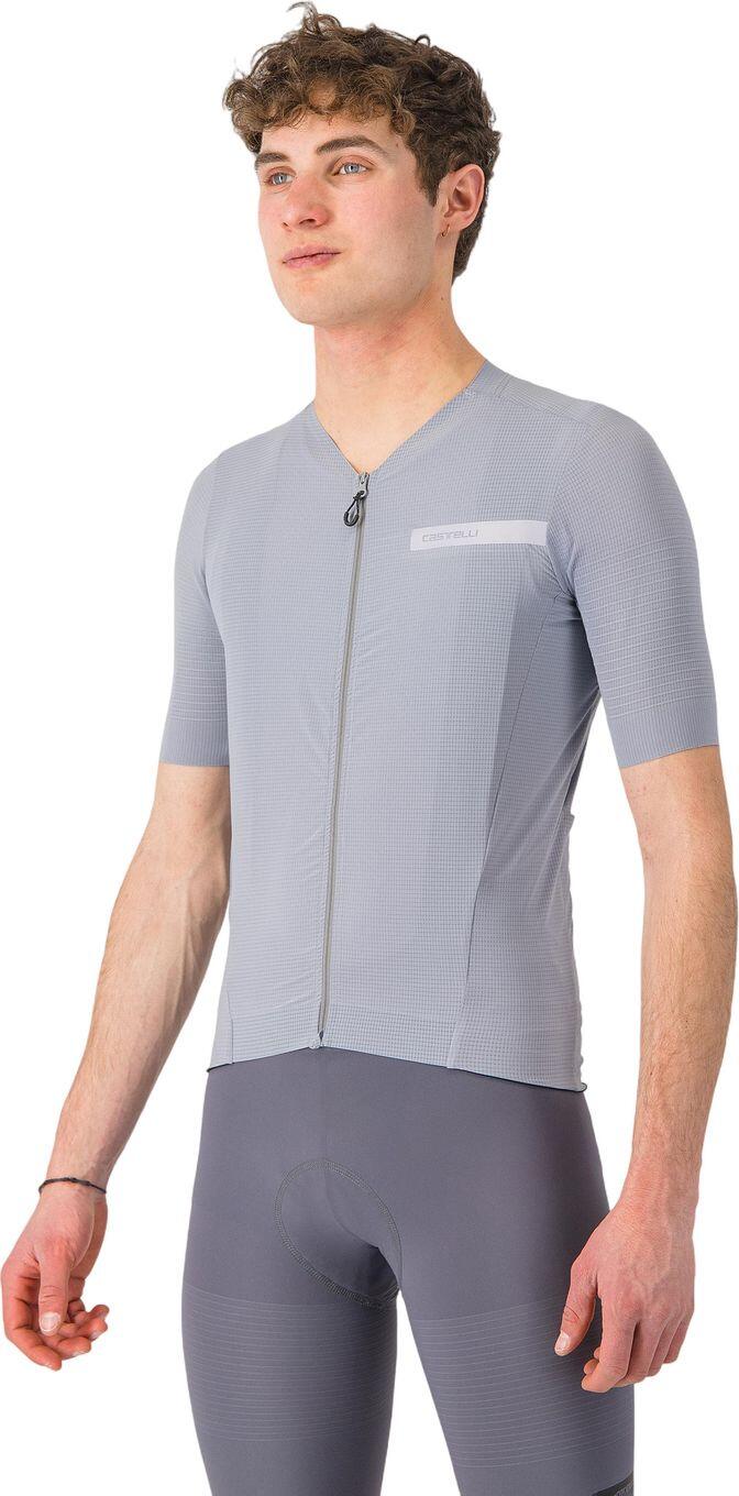 Maillot Manches Courtes Castelli Premio Evo Gris 1/6