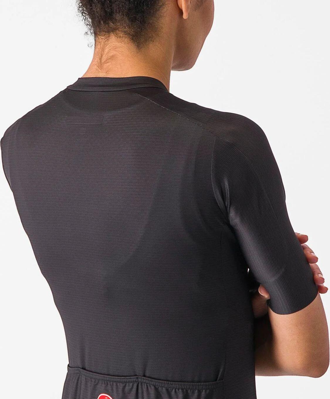 Castelli Espresso Women's Short-Sleeved Jersey Black 6/7