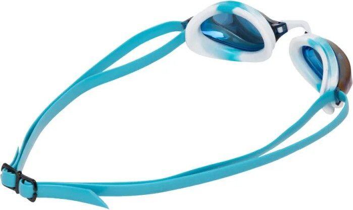 Lunettes de natation verres miroirs Arena Python Mirror Bleu/Blanc 2/7