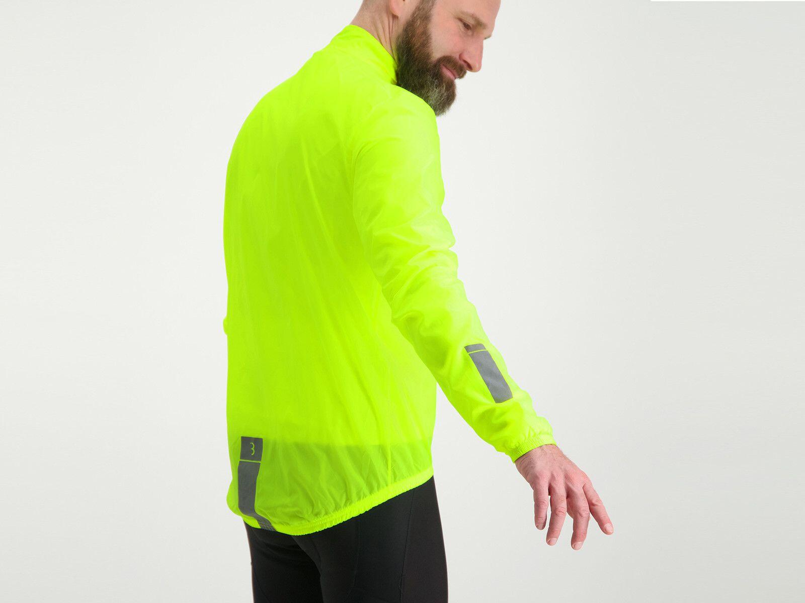 Veste de Pluie BBB BaseShield Jaune Fluo 2/6