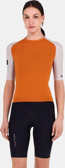 Santini Pelle Maglia a maniche corte unisex arancione 3/5
