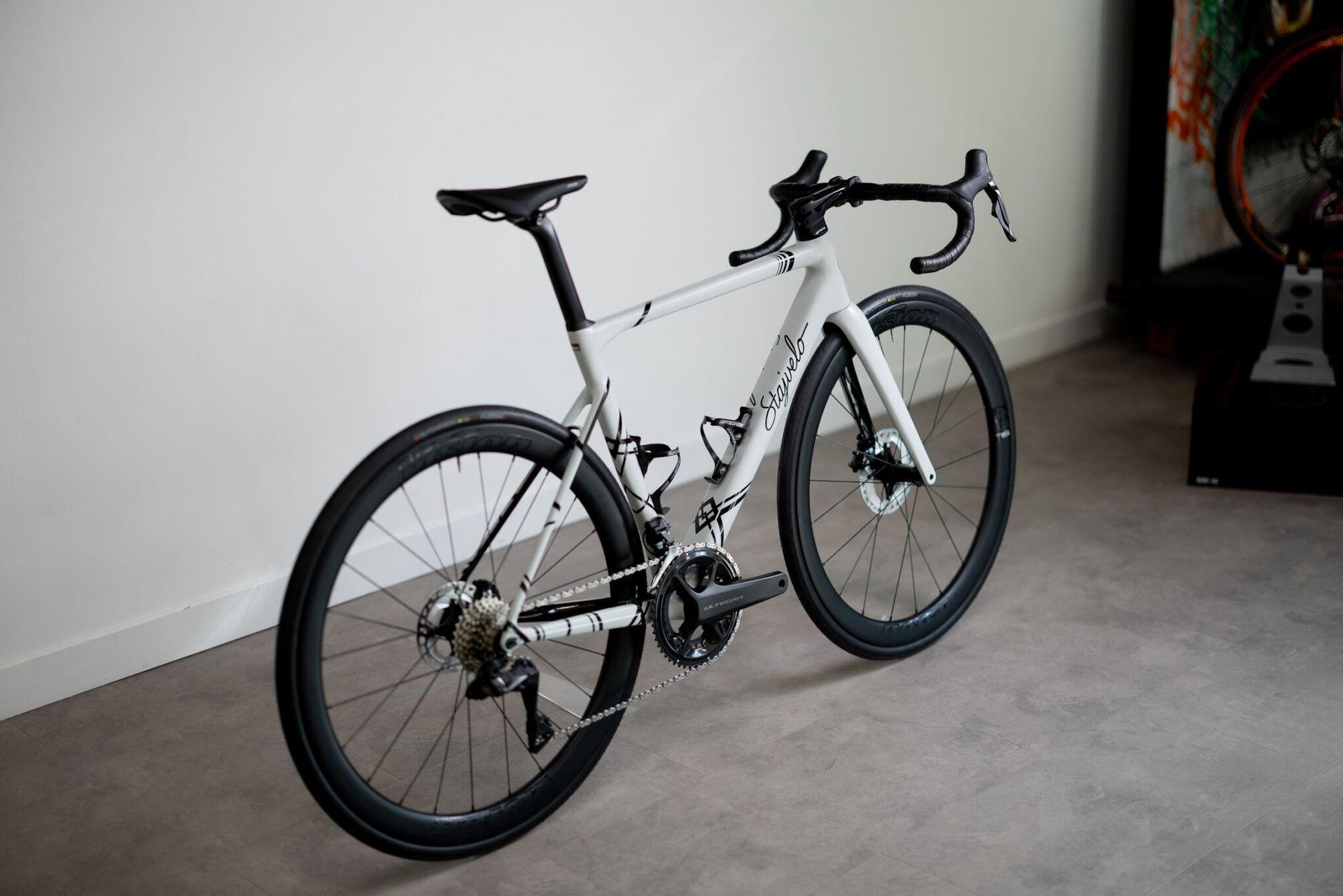 Vélo de Route Stajvelo Beau Rivage Shimano Ultegra Di2 12V 700 mm Blanc 2/7