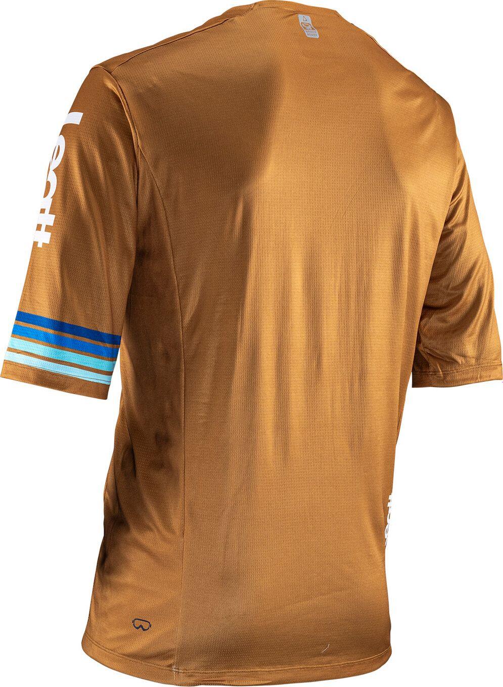 Maglia Leatt Enduro 3.0 a maniche corte marrone 5/6
